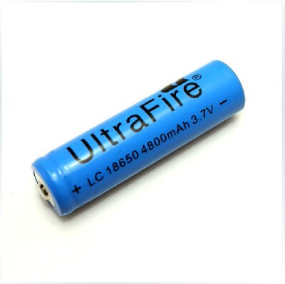 正品ultrafire神火 4800mah大容量18650锂电池 3.7 v强光手电充电