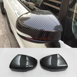 GK5潮跑倒车镜壳 18款 适用于14 20本田飞度碳纤纹后视镜罩亮条改装