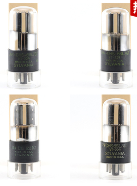 全新美国喜万年JAN 6SL7/6H9C/6N9P带D环发霉/黑/灰屏 6sl7电子管