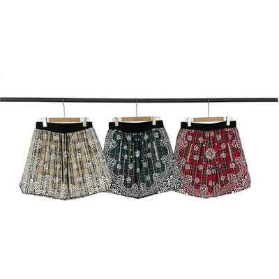 欧美高街男女刺绣logo休闲短裤