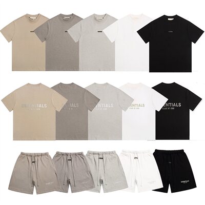 FOGESSENTIALS字母T恤短裤套装