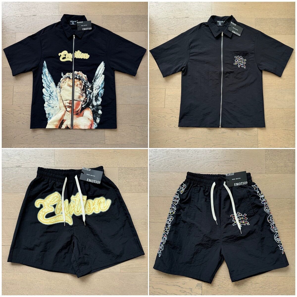 MIXEDEMOTION美潮高街短袖衬衫