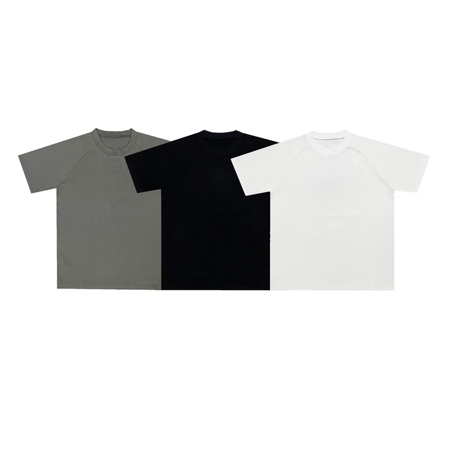 kanye yeezy夏季联名Gosha纯色插肩袖短袖男女宽松休闲百搭T恤潮