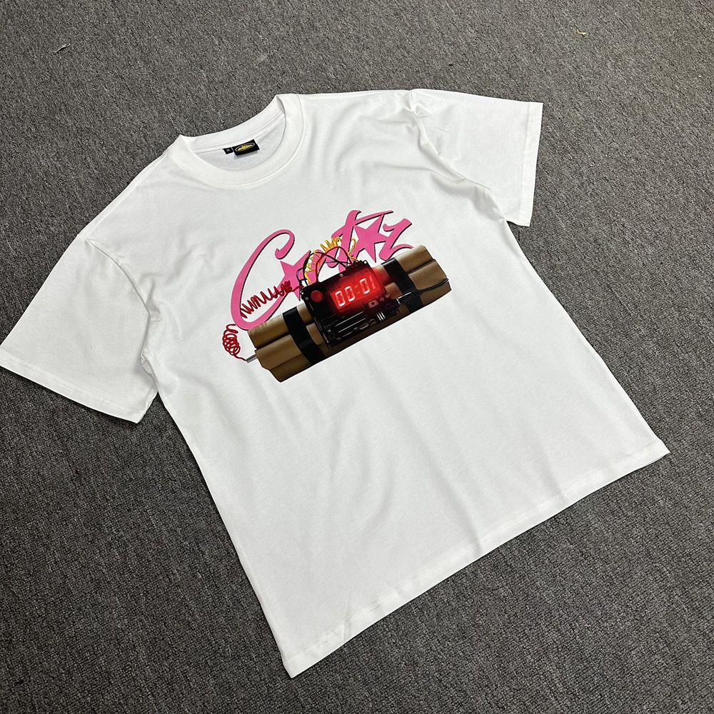 美潮Corteiz恶魔岛NO TIME 4 LUV宽松休闲夏季男女款潮流短袖T恤