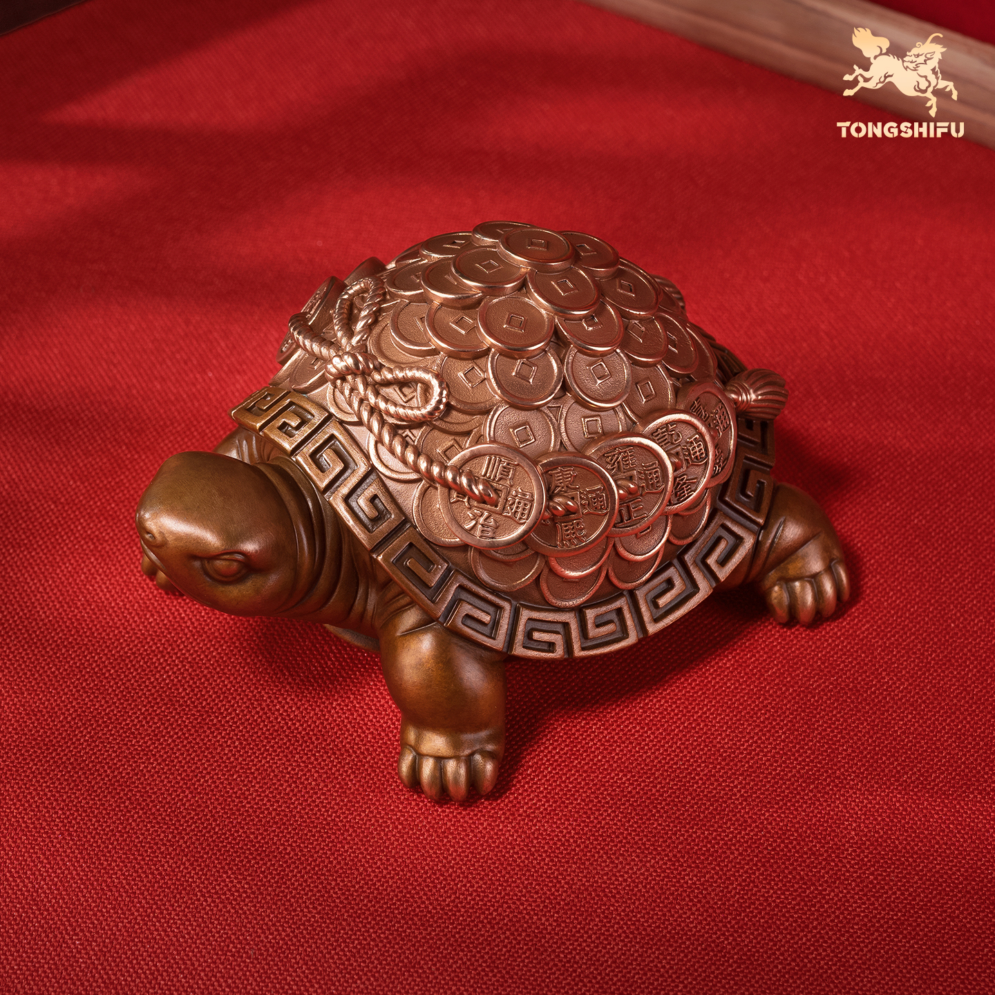 铜师傅《金钱龟》摆件