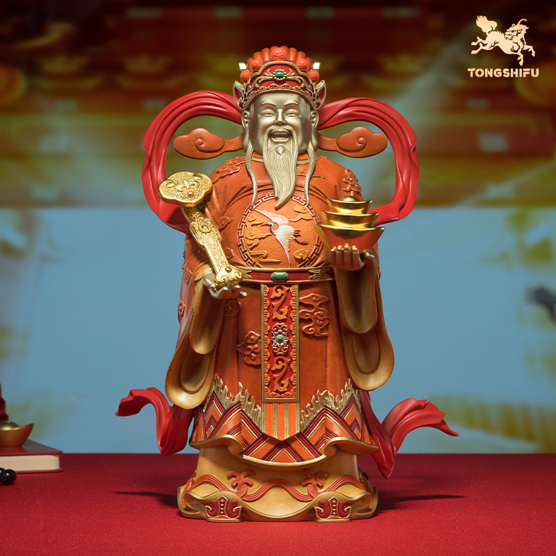 铜师傅《财神》铜摆件