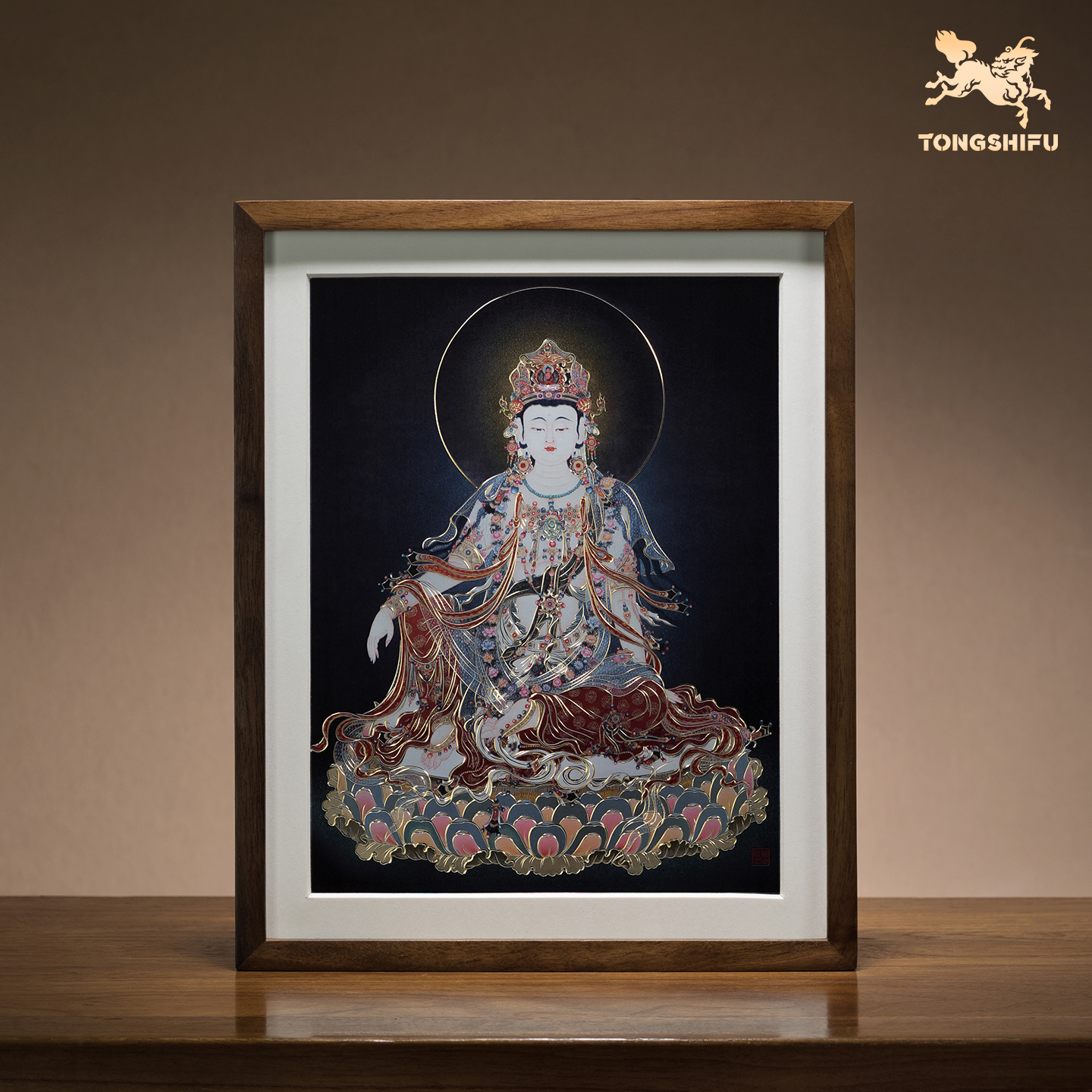 铜师傅《水月观音（桌面）》