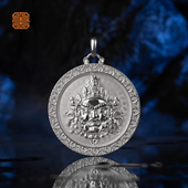 足银999 玺匠金铺 足银黄财神 吊坠吊坠礼物