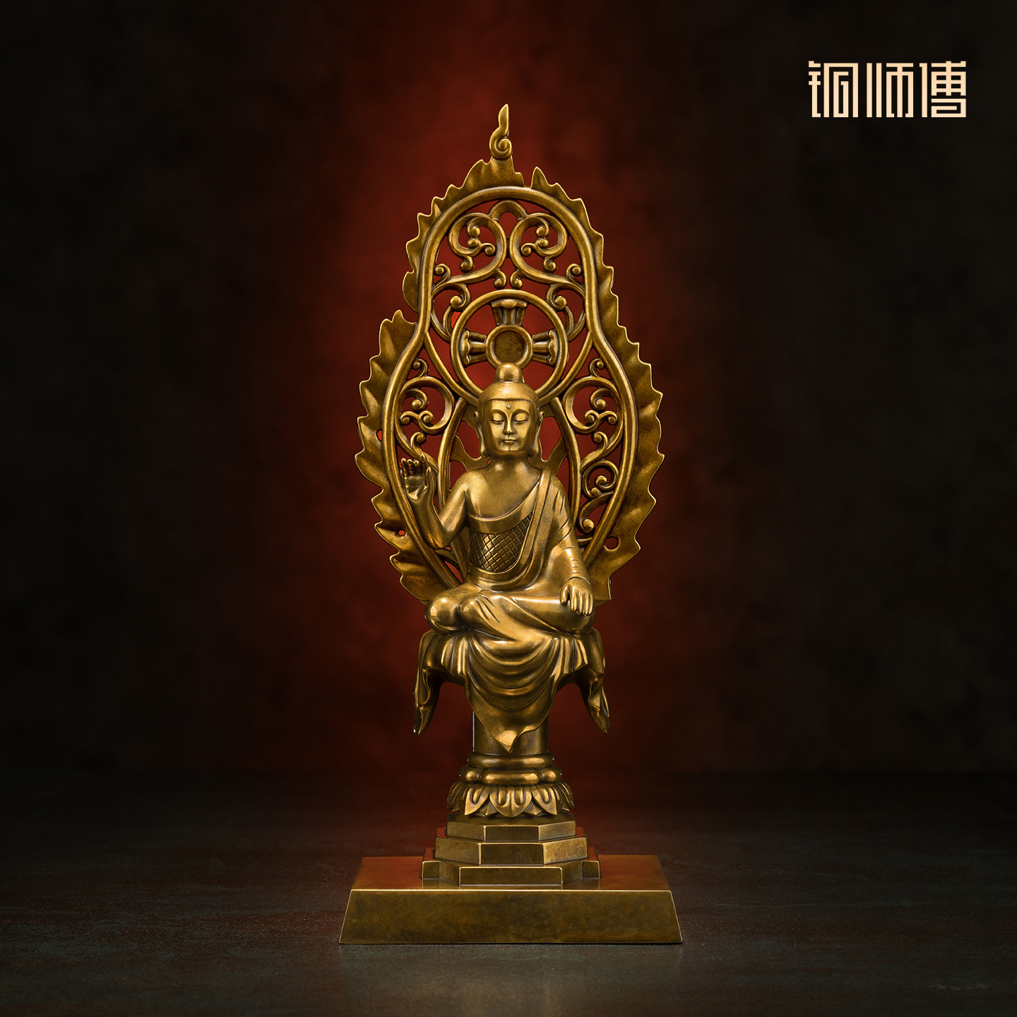 铜师傅《铜佛坐像》摆件
