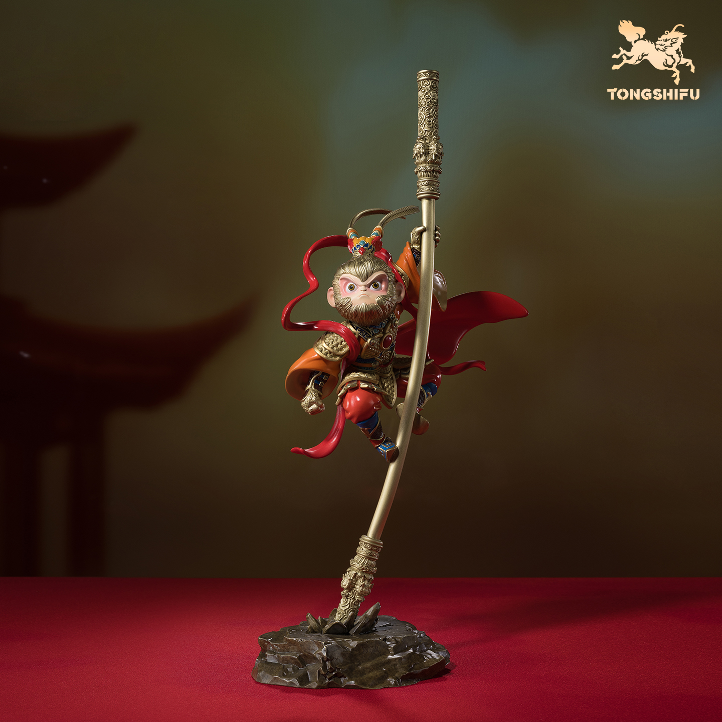 铜师傅《盖世英雄》大圣摆件