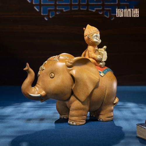铜师傅封侯拜相礼品摆件