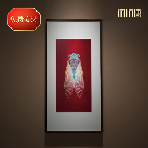 铜师傅《一鸣惊人》装饰画