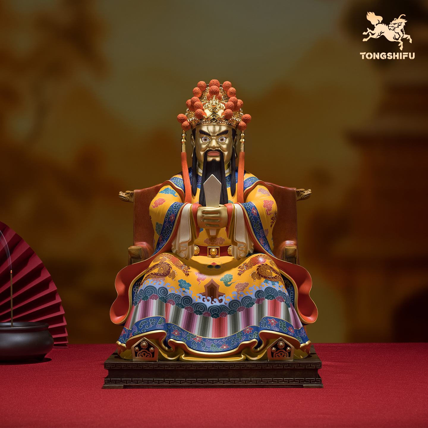 铜师傅《龙五爷》摆件