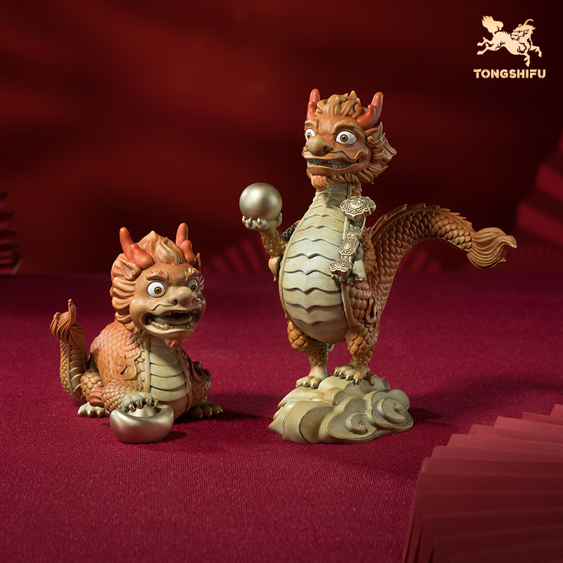 铜师傅铜摆件《龙宝》