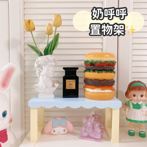 少女心可爱置物架桌面置物架木质