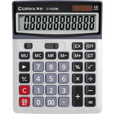 齐心计算器财务办公用品会计专用