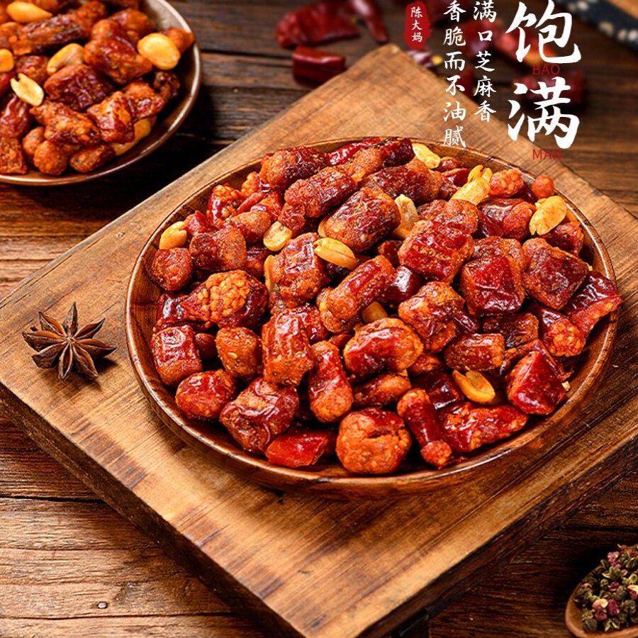 陈大妈香脆椒240g花生米油炸
