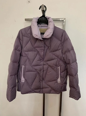 天轩商场同款2025冬上新女短款羽绒服立领修身洋气时尚TIDY277
