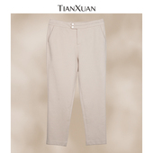 2025秋冬女新款 加厚休闲裤 时尚 天轩商场同款 保暖通勤TGDT255