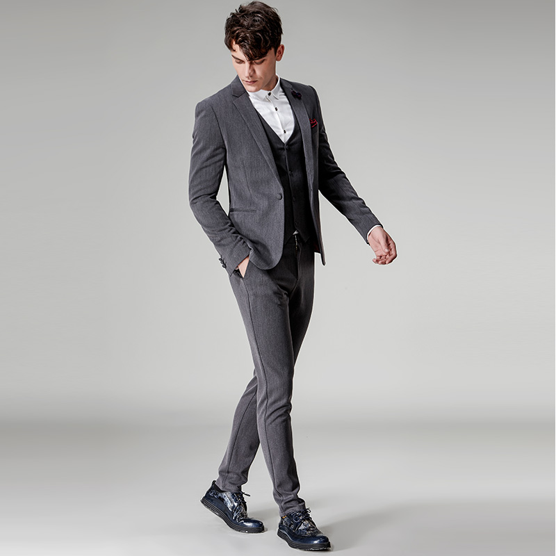 Costume homme en polyester pour automne - Ref 1577108 Image 4