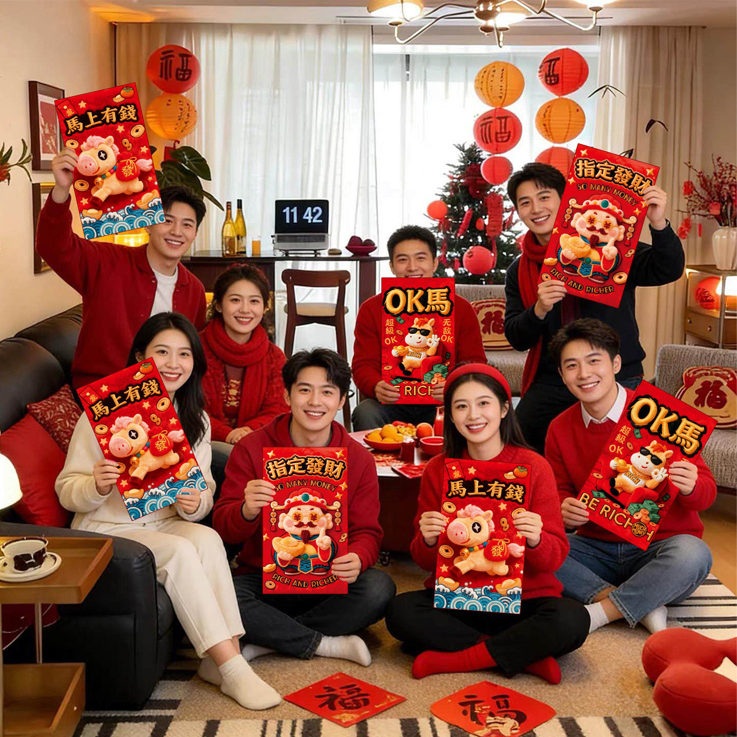 2026马年新年超大压岁红包袋过年家用高档创意拍照道具春节利是封,节庆用品/礼品,红包/利是封,淘宝优惠券,粉丝福利购,淘宝优惠卷