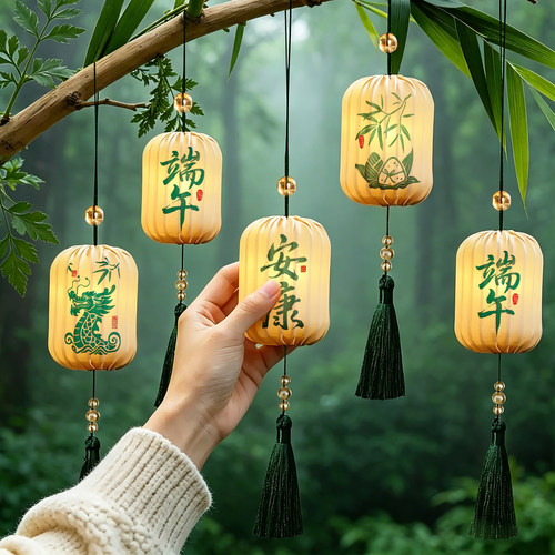端午节发光灯笼挂饰中式节日挂件