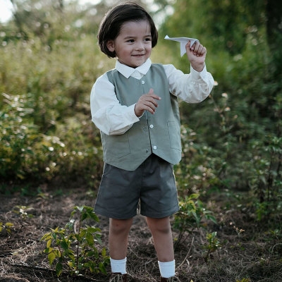 纯棉马甲thetree树小众设计日系2