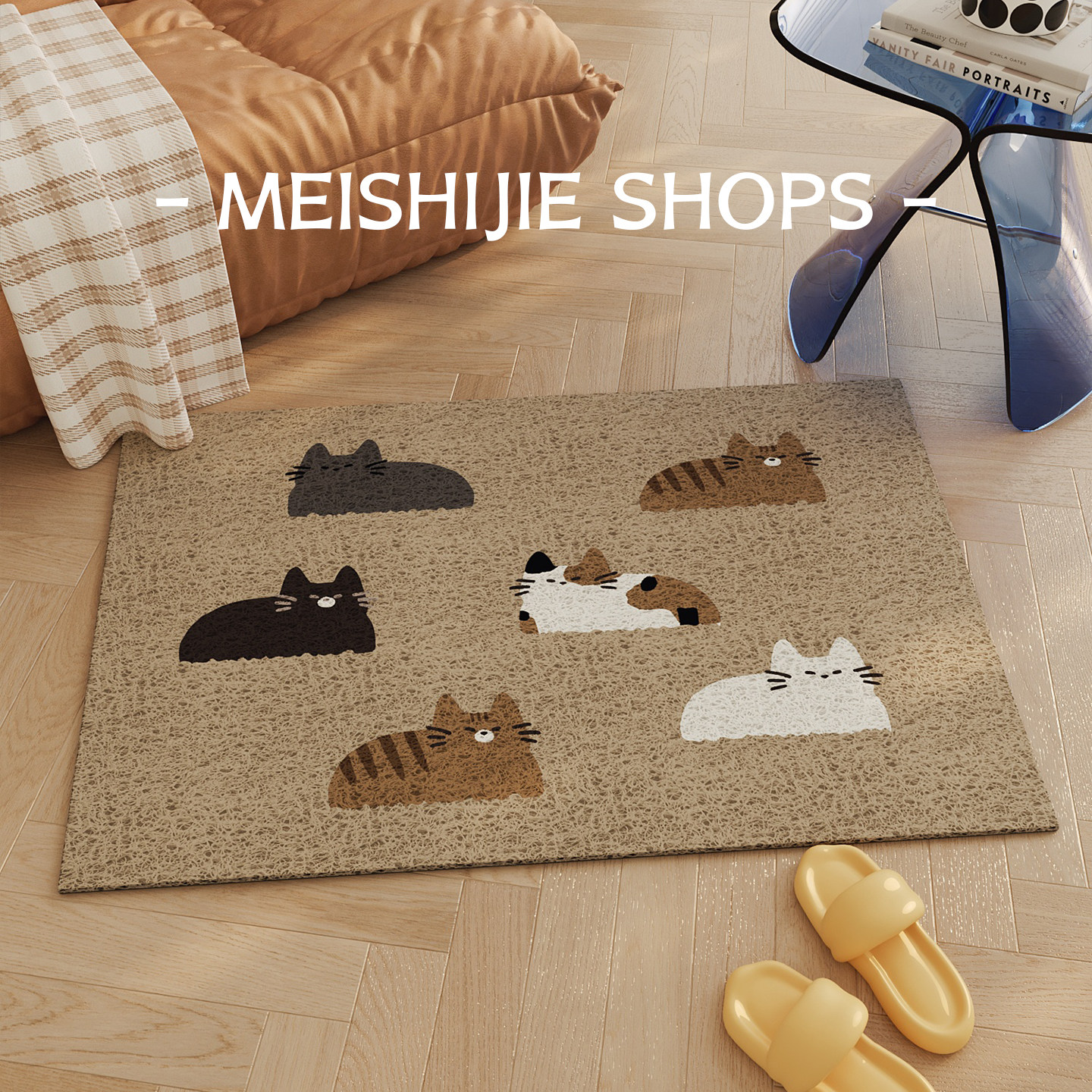 入户门地垫耐脏免洗网红丝圈pvc轻奢简约现代门口进门地毯垫子,居家布艺,入户地垫,淘宝优惠券,粉丝福利购,淘宝优惠卷