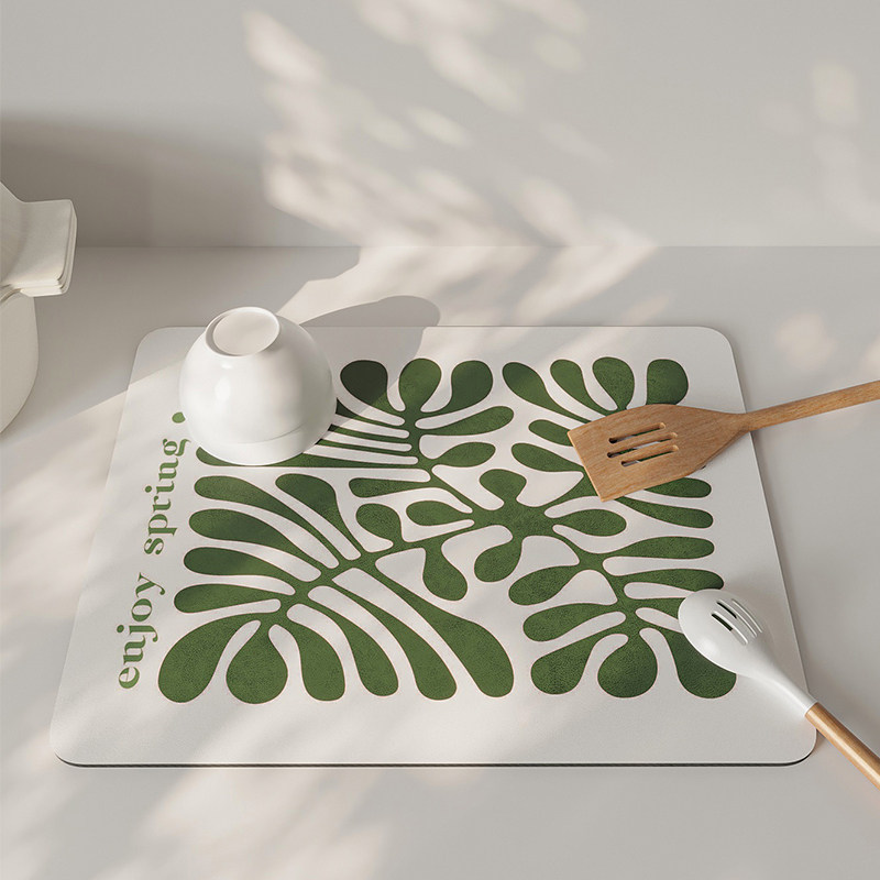 软矽藻泥吸水凉垫杯垫厨房台面沥水垫化妆室洗手台水池防滑免洗垫,居家布艺,家用脚垫,淘宝优惠券,粉丝福利购,淘宝优惠卷