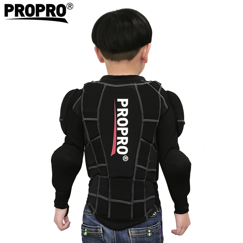 PROPRO儿童护甲衣摩托车骑行滑雪单双板护具户外运动防摔软铠甲