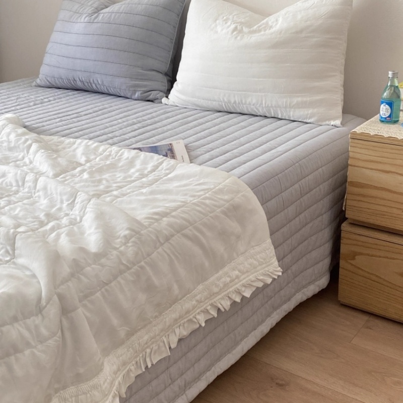 韩国进口天丝莫代尔床盖床单夏被