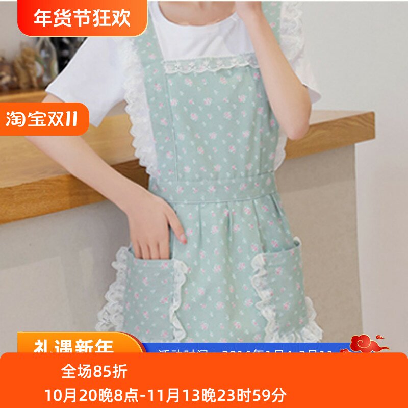 韩国围裙新款防水防油罩衣工作服