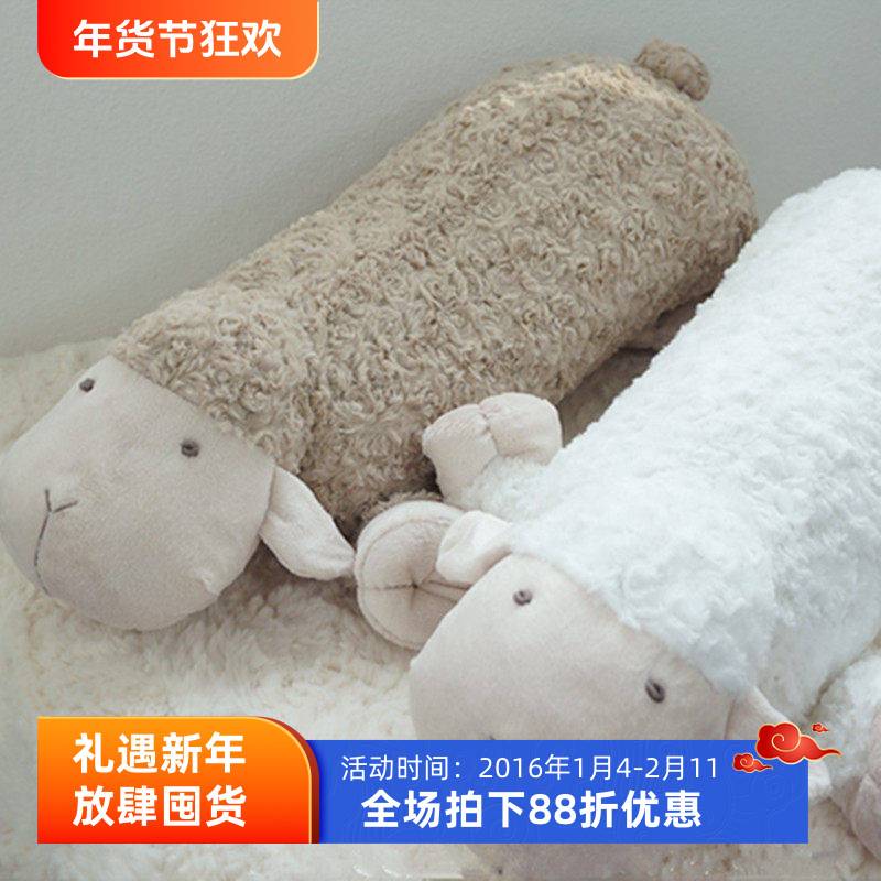 韩国进口毛绒卡通玩具长条靠枕头