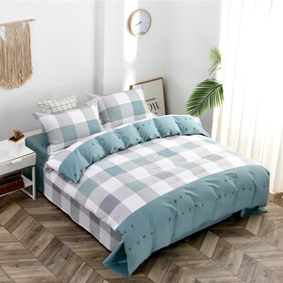 纯棉被罩100全棉亲肤180x220cm被套单件150x200单人200x230双人