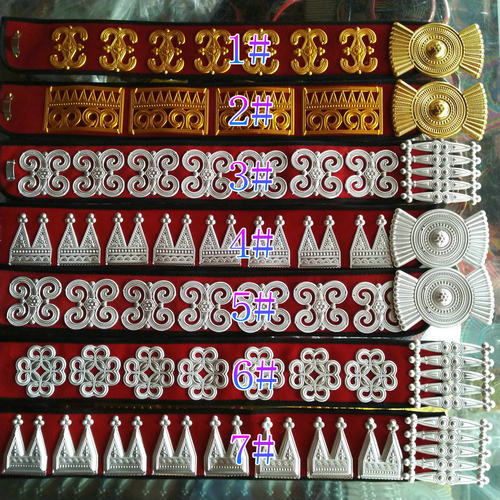 彝族领口领领子围脖领牌仿银饰品