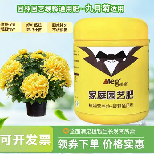 大花九月菊千头菊秋菊缓释肥专用肥绣球菊菊花通用氮磷钾颗粒肥料