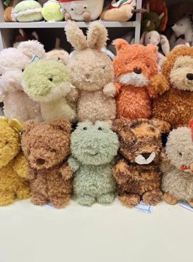 英国Jellycat吉利猫安抚婴幼儿童小毛绒玩具礼物史玛吉兔甜美鸭鸡
