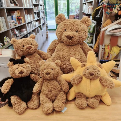 jellycat泰迪熊安抚聚酯纤维