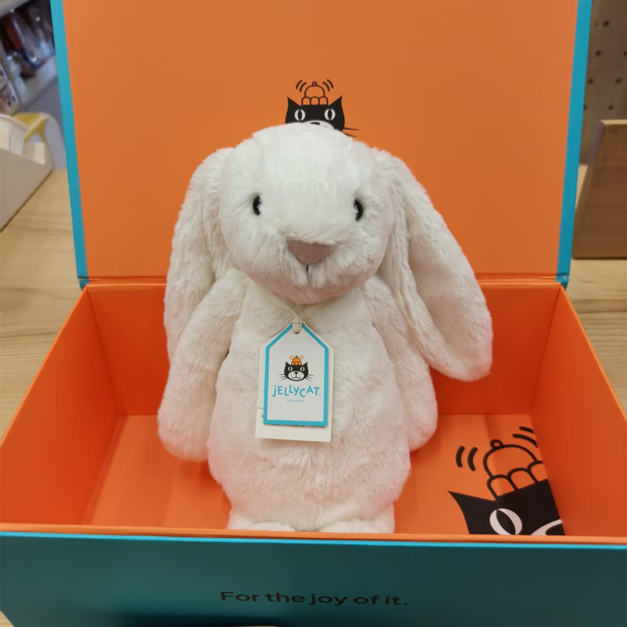 英国Jellycat邦尼兔吉利猫安抚婴幼儿童毛绒玩具礼物兔子花耳星星