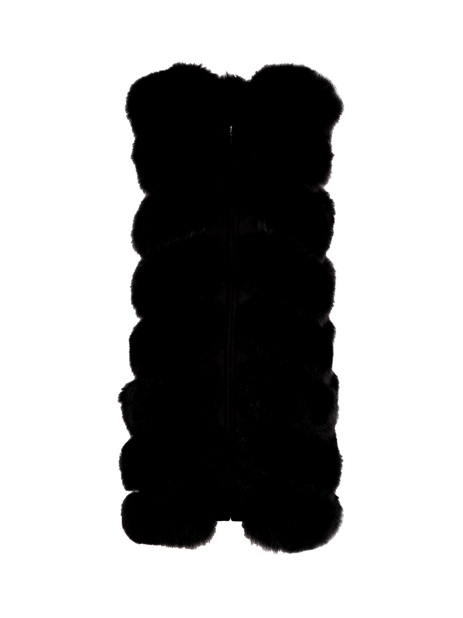专柜正品17秋冬无袖J8601106卓雅毛皮服装12880元