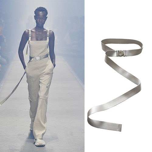 街拍百搭风金属下垂纯色极简插扣