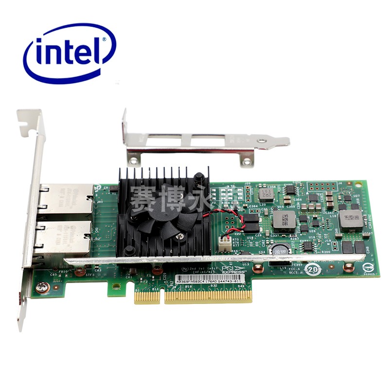 英特尔Intel X540-T2万兆网卡PCI-EX8（ 戴尔）万兆双网口. 英特尔X550T2  PCI-EX4 万兆双口代工版三年质保 网络设备/网络相关 网卡 原图主图