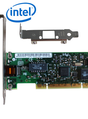 英特尔intel PILA8460C3单口百兆网卡 intel82550 PRO100S PCI