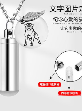 来图定制骨灰毛发项链纪念品