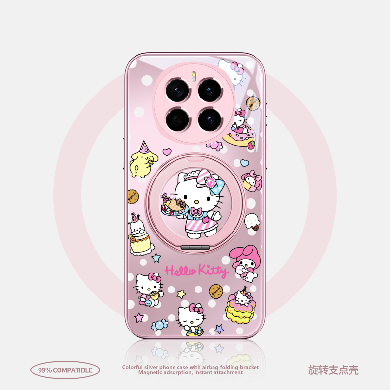 新款带支架指环扣手机壳二合一