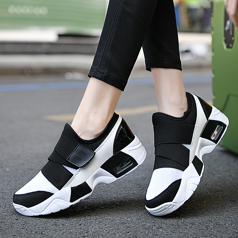 广场舞鞋跳舞鞋易穿魔术扣超轻