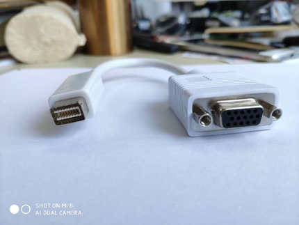 威迅Macbook PowerBook 迷你mini DVI转HDMI VGA苹果电脑转换线器