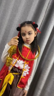 魔童降世哪咤扮演clos演出服同款衣服儿童角色装摄影服装哪吒道具