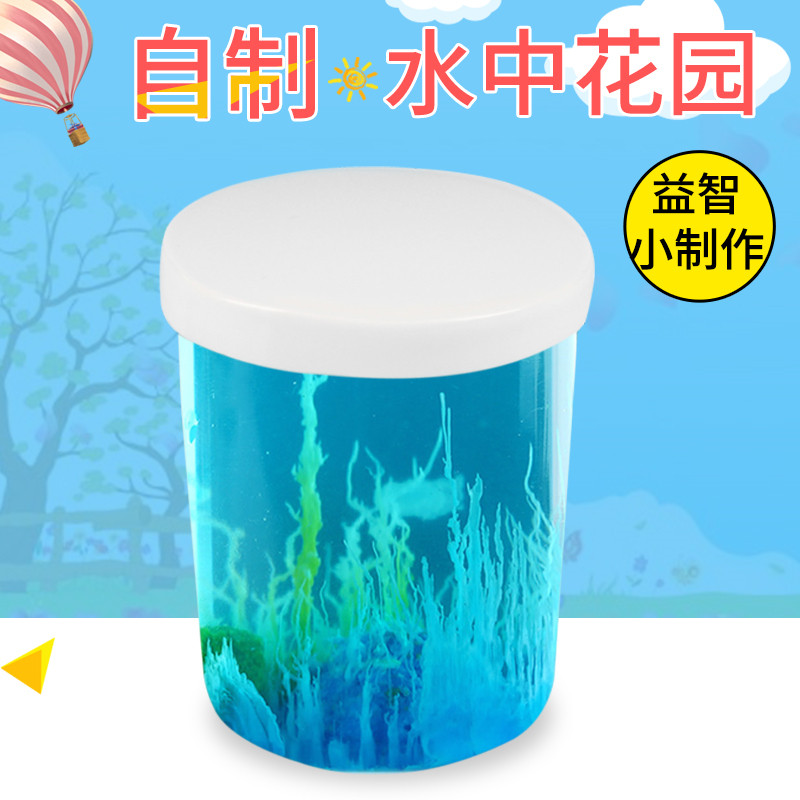 小学生科学实验玩具 diy儿童化学科技小制作创意魔法石头水中花园