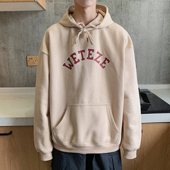 Lovers with velvet sweaters, men's long sleeves, relaxed leisure, autumn new large-size men's harbor jacket